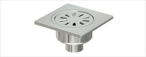 Komple Paslanmaz Yer Sifonu / Süzgeci Alttan Çıkışlı 15*15 Q50
