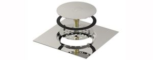 Paslanmaz Pop-Up Yer Sifonu / Süzgeci Etekli Legend 1.50 mm 15*15