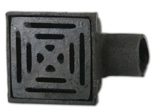 Döküm Yer Sifonu / Süzgeci Yandan Çıkışlı 20*20 Q100