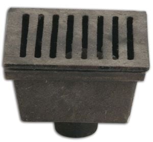 Döküm Yer Sifonu / Süzgeci Alttan Çıkışlı 25*25 Q100