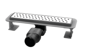 Paslanmaz Pera Duş Kanalı / Izgarası 360 Derece Ekonomik 33 cm