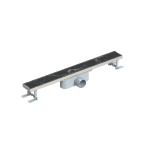Paslanmaz Scala Duş Kanalı / Izgarası Seramik 50 cm