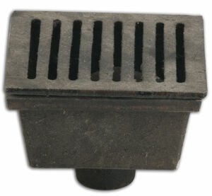 Döküm Yer Otopark Sifonu / Süzgeci Alttan Çıkışlı 15*15 Q70