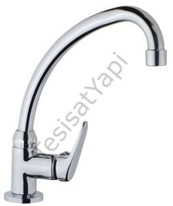 Cold Mix Kuğu Bataryası Tek Su Girişli Yandan Kollu