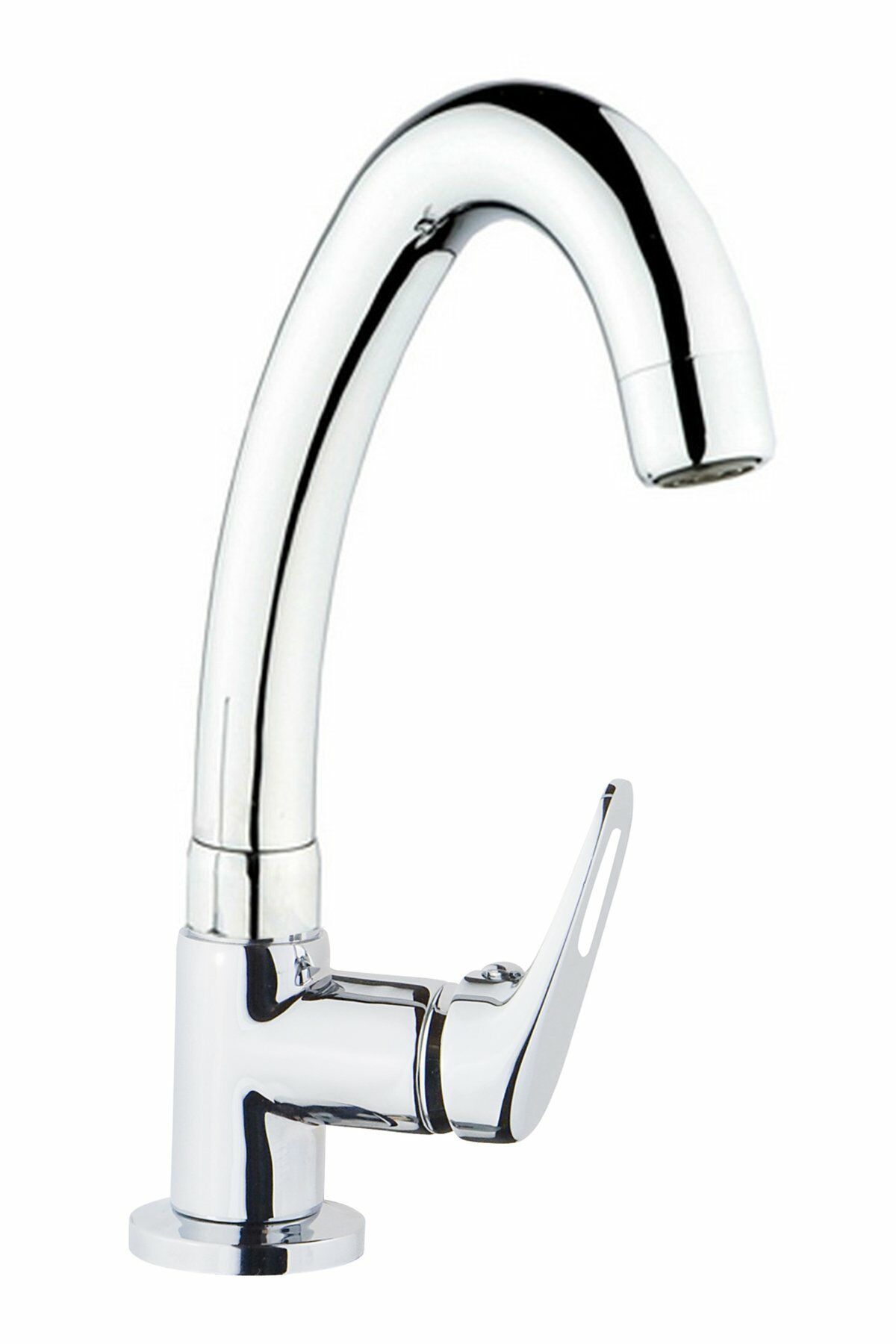 Cold Mix Kuğu Bataryası Tek Su Girişli Yandan Kollu Option Boru