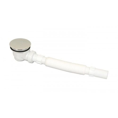 Plastik Duş Troblemi Körüklü Krom Tapa Q50 / 80 mm