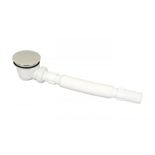 Plastik Duş Troblemi Körüklü Krom Tapa Q50 / 80 mm