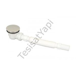 Plastik Duş Troblem Körüklü Krom Tapa Q90 / 115 mm