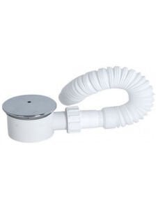 Plastik Duş Troblem Körüklü Krom Tapa Q90 / 115 mm