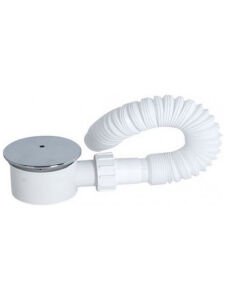 Plastik Duş Troblem Körüklü Krom Tapa Q90 / 115 mm