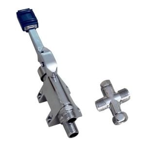 Pedallı Musluk/Pedallı Batarya Tek Pedal Çift Su Girişli