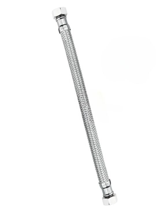 Çelik Fleks Bağlantı Hortumu 3/8-3/8 90 cm
