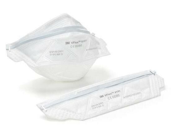 3M N95 Tipi FFP1 9101 Ventilsiz Solunum Maskesi - Paketli ( 25 Adet )