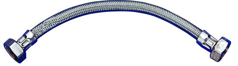 Çelik Fleks Bağlantı Hortumu 1/2-3/4 70 cm