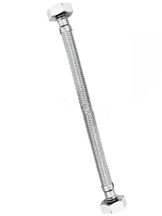 Çelik Fleks Bağlantı Hortumu 3/4-3/4 60 cm