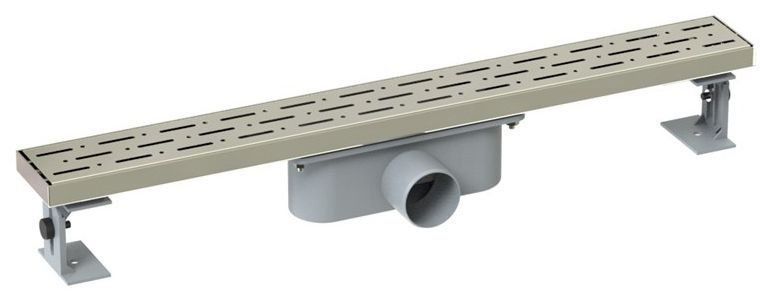 Paslanmaz Duş Kanalı / Izgarası Paslanmaz Çerçeveli 60 cm