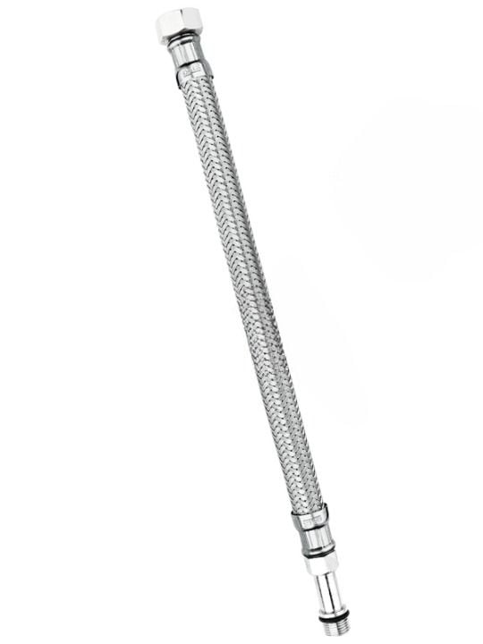 Çelik Fleks Batarya Altı Bağlantı Hortumu M12 Kalın-3/8 80 cm