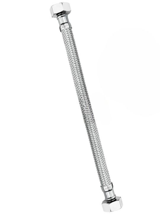Çelik Fleks Bağlantı Hortumu Ekstra 1/2-1/2 100 cm