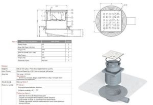 Tekstil Membranlı Paslanmaz Yer Sifonu / Süzgeci 15*15 Q50