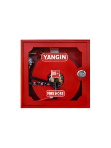 Yangın Dolabı Set 70*65 1\'\' Vanalı Cam Kapak