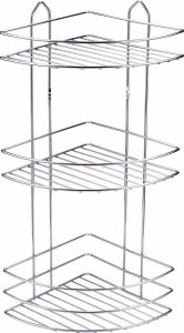 Metal Tel Köşe Şampuanlık Üçlü 22X22