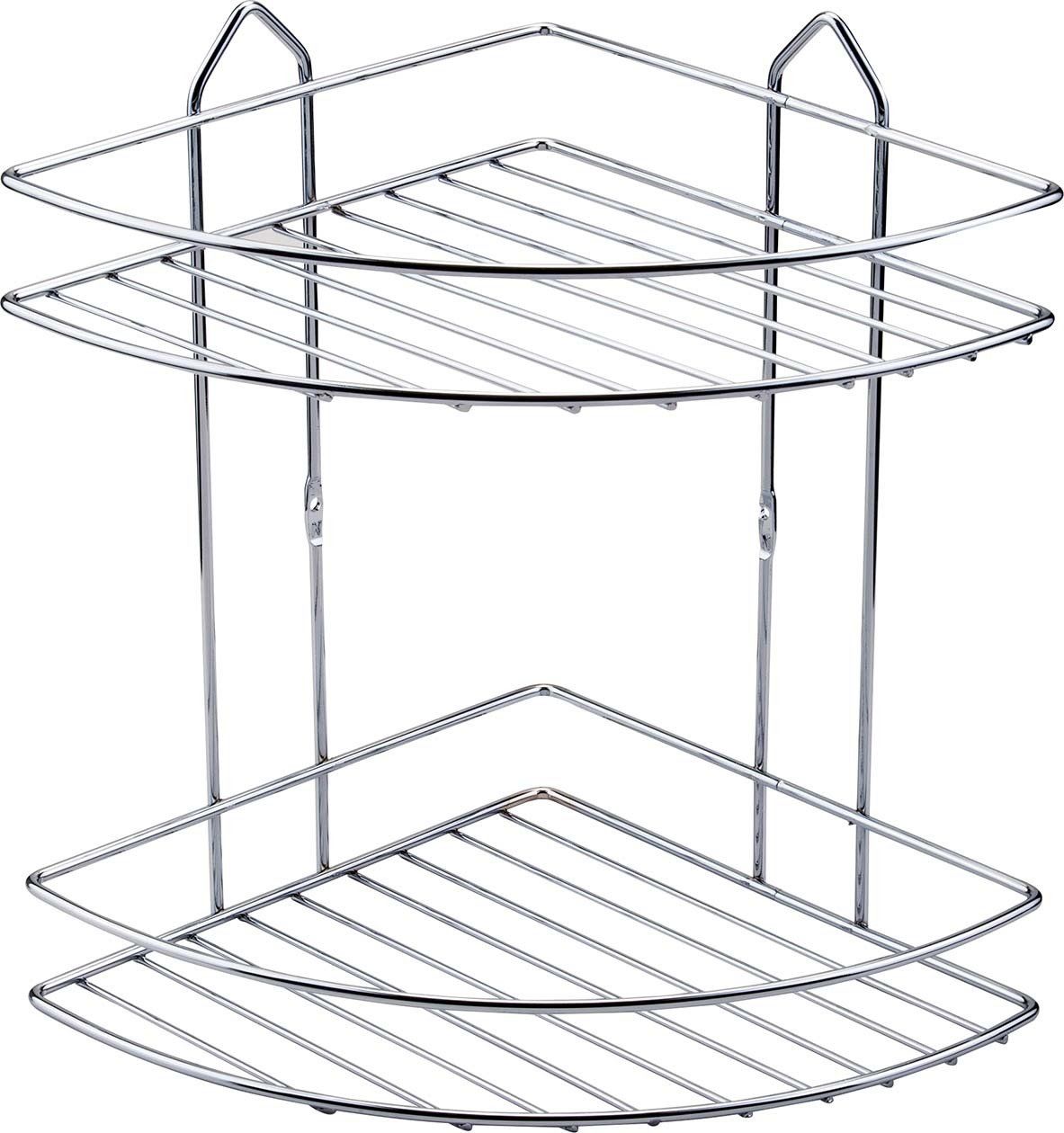 Metal Tel Köşe Şampuanlık İkili 22X22