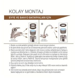 Perlatör Batarya Boru Ucu İç Dişli M22