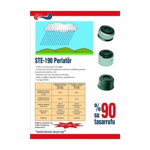 Perlatör %90 Su Tasarruflu 2 Lt Sprey Akışlı