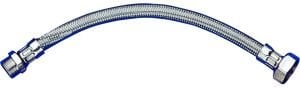 Çelik Fleks Bağlantı Hortumu 1/2 Nipel-3/8 Rakor 40 cm
