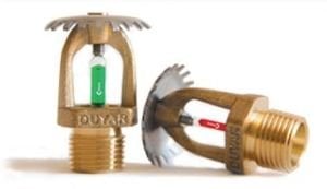 Yangın Sprinkler Upright Yukarı Dik Tip UL-FM Onaylı 1/2
