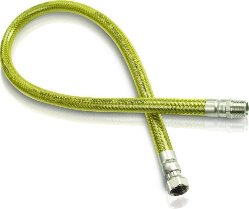 Ocak Doğal Gaz Bağlantı Hortumu 1/2-1/2 125 cm