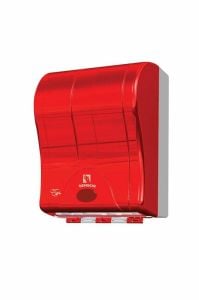 Fotoselli / Sensörlü Kağıt Havluluk Dispenseri Abs Kırmızı