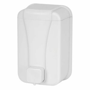 Plastik Sıvı Sabunluk Duvar Tipi Beyaz 500 ml