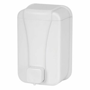 Plastik Sıvı Sabunluk Duvar Tipi Beyaz 500 ml