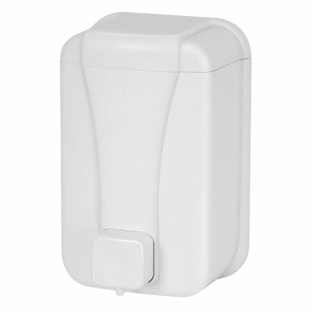 Plastik Sıvı Sabunluk Duvar Tipi Beyaz 500 ml