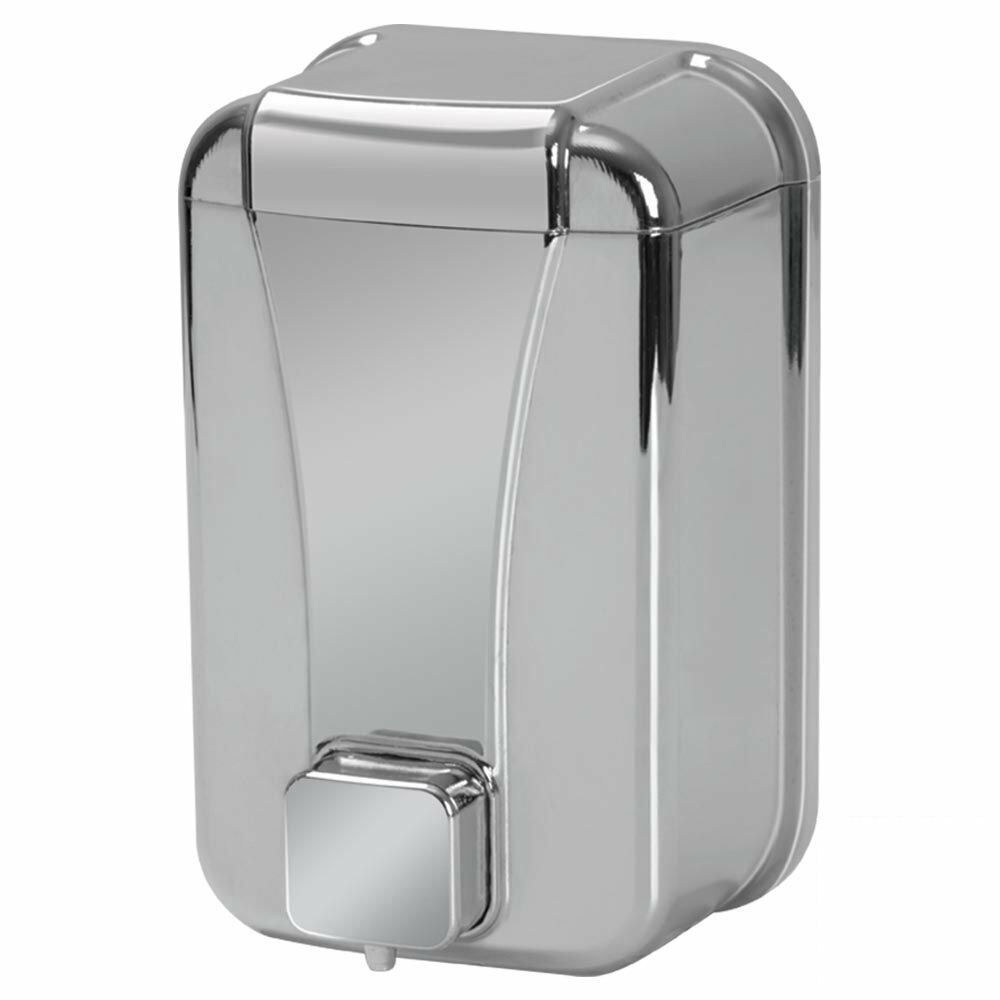 Plastik Sıvı Sabunluk Duvar Tipi Komple Krom 500 ml
