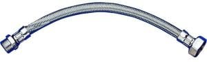 Çelik Fleks Bağlantı Hortumu Ekstra 1/2 Nipel-1/2 Rakor 20 cm