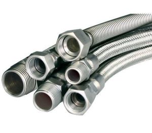 Çelik Fleks Bağlantı Hortumu Ekstra 1/2 Nipel-3/4 Rakor 30 cm