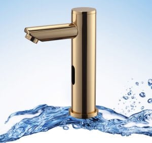 Fotoselli / Sensörlü Lavabo Bataryası Option Altın Tek Su Girişli