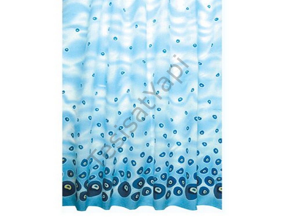 Banyo Perdesi Pvc 190x90 cm rENKLİ