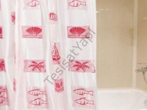 Banyo Perdesi Pvc 190x90 cm rENKLİ