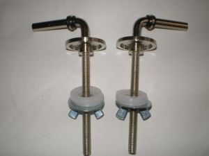 Klozet Kapak Montaj Bağlantı Vidası Metal Alttan Sıkmalı