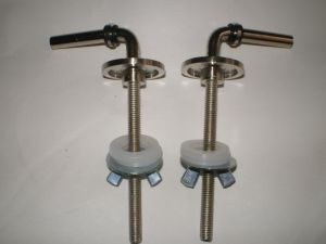 Klozet Kapak Montaj Bağlantı Vidası Metal Alttan Sıkmalı