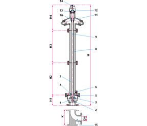 Yangın Hidrantı Yer Üstü Q80-125 cm