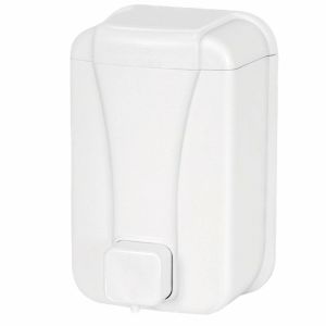 Plastik Sıvı Sabunluk Duvar Tipi Beyaz 1000 ml