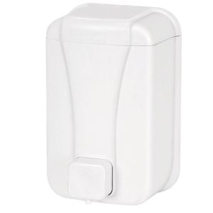 Plastik Sıvı Sabunluk Duvar Tipi Beyaz 1000 ml