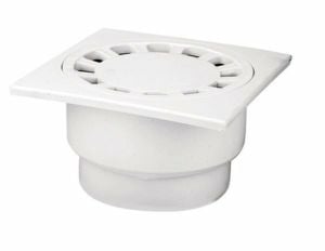 Çamur Kovalı Balkon/Teras Yer Sifonu / Süzgeci Alttan Çıkışlı 15*15 Q70
