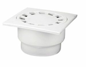 Çamur Kovalı Balkon/Teras Yer Sifonu / Süzgeci Alttan Çıkışlı 15*15 Q70