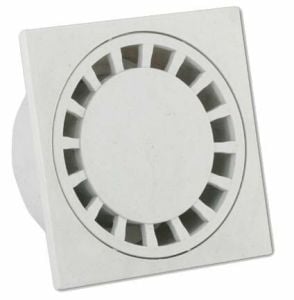Çamur Kovalı Balkon/Teras Yer Sifonu / Süzgeci Alttan Çıkışlı 25*25 Q100