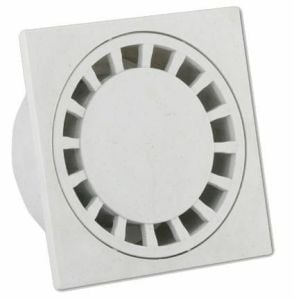 Çamur Kovalı Balkon/Teras Yer Sifonu / Süzgeci Alttan Çıkışlı 25*25 Q100